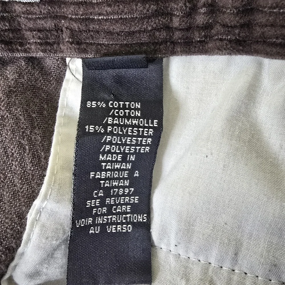 Gap Pants Mens 30x29 Corduroys‎ Brown VTG Y2K Straight Leg Cotton 90's